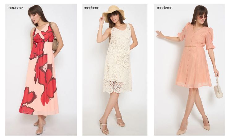 Maxi Dresses, Midi Dresses and Mini Dresses of Madame